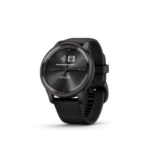 Garmin Vivomove Trend Black Silicone สมาร์ทวอทช์ไฮบริด