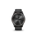 Garmin Vivomove Trend Black Silicone สมาร์ทวอทช์ไฮบริด 4