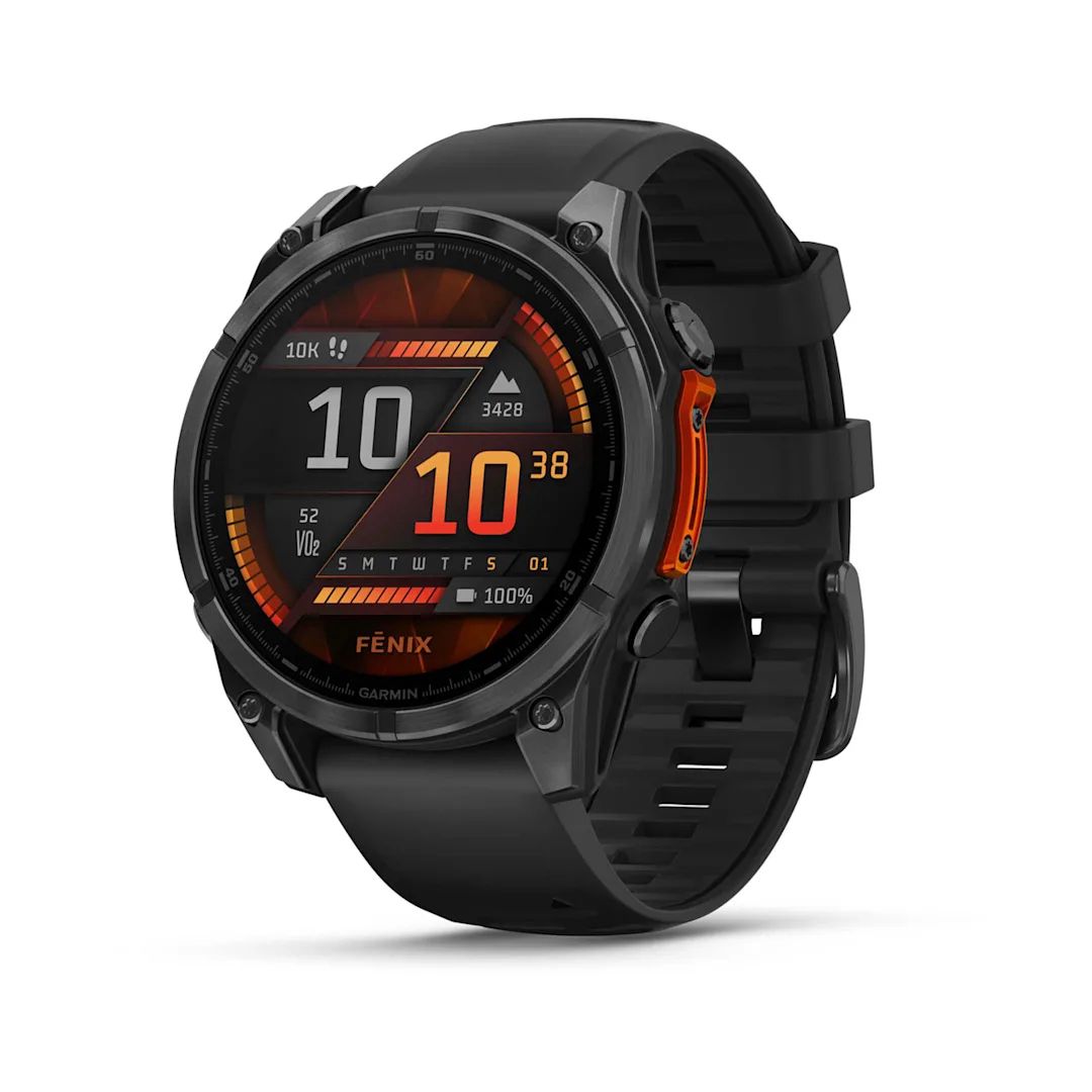 Garmin Fenix 8 AMOLED 47 mm Slate Gray with Black Silicone Band