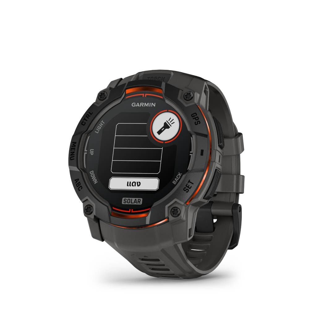 Garmin Instinct 3 - 50 mm Solar Black with Charcoal Band