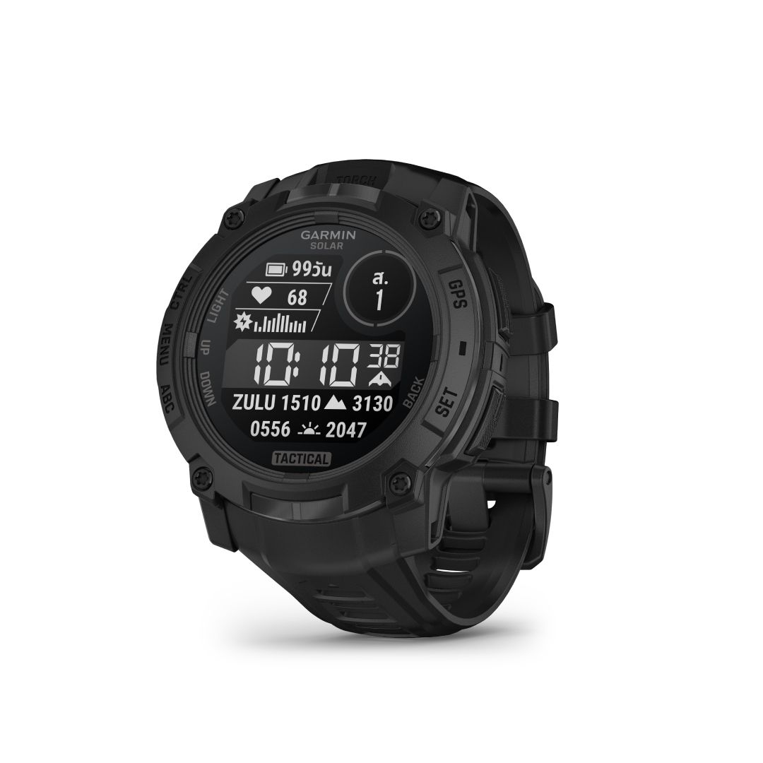 Garmin Instinct 3 – 50 mm, Solar, Tactical Edition Black with Black Band