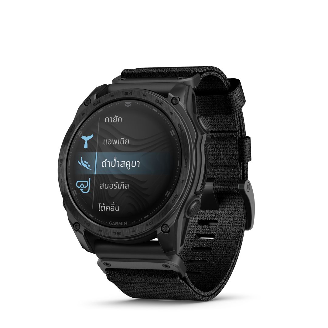 Garmin Tactix 8 51mm AMOLED Tactical Black Nylon Bands
