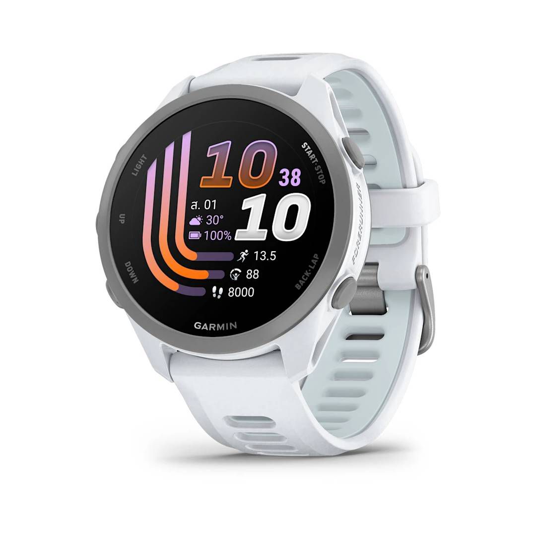Forerunner 170 Music Whitestone with Whitestone/Cloud Blue Band