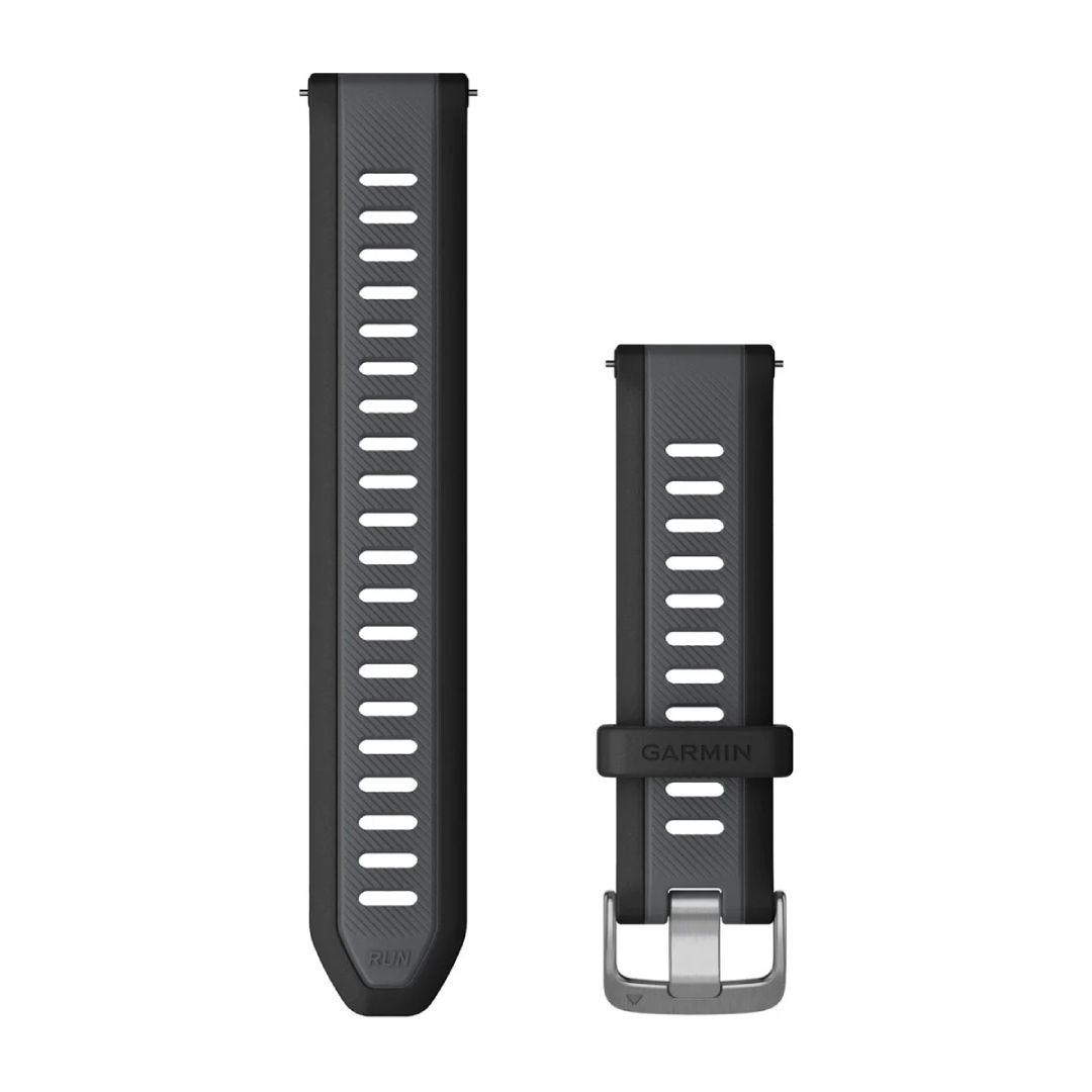 Garmin Forerunner 165 Quick Release Bands Black/Slate Gray (20 mm)