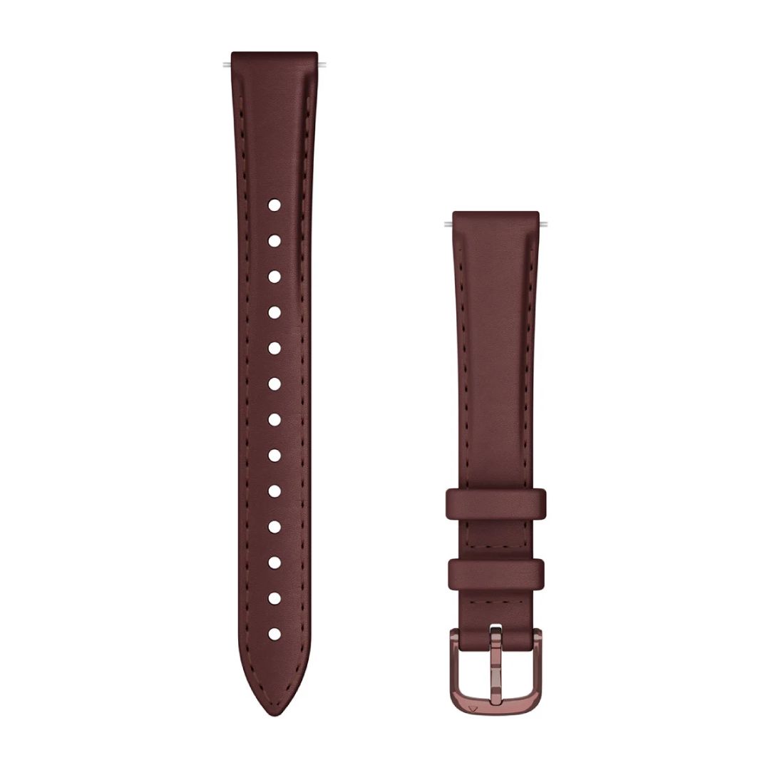 Garmin Lily 2 Quick Release (14 mm) Mulberry Leather with Dark Bronze Hardware
