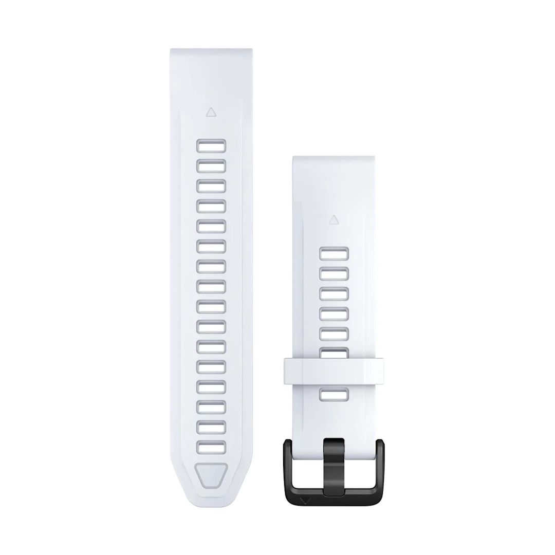 Garmin Fenix 8 QuickFit 20mm Watch Bands Whitestone Silicone