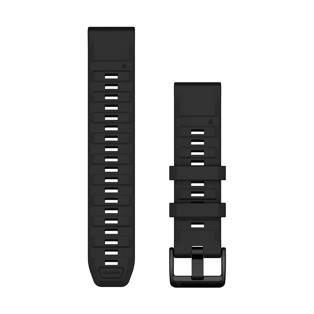  Garmin Fenix 8 QuickFit 22mm Watch Bands Black Silicone