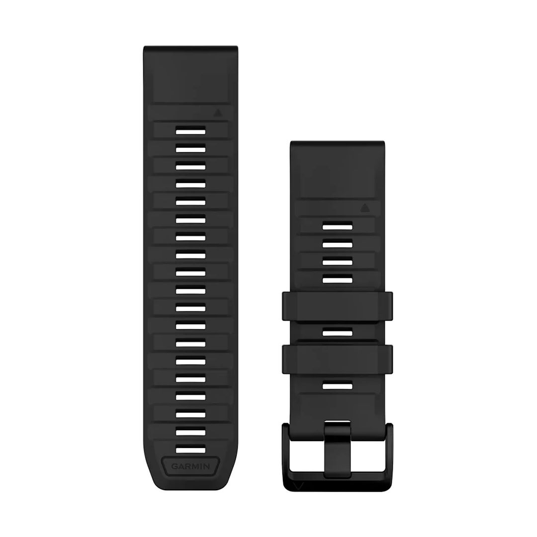 Garmin Fenix 8 QuickFit 26mm Watch Bands Black Silicone