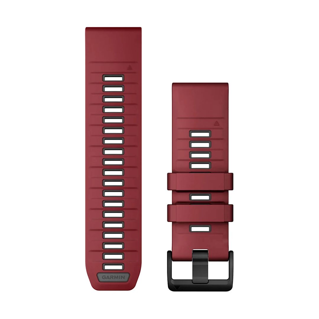 Garmin Fenix 8 QuickFit 26mm Watch Bands Marsala/Graphite Silicone