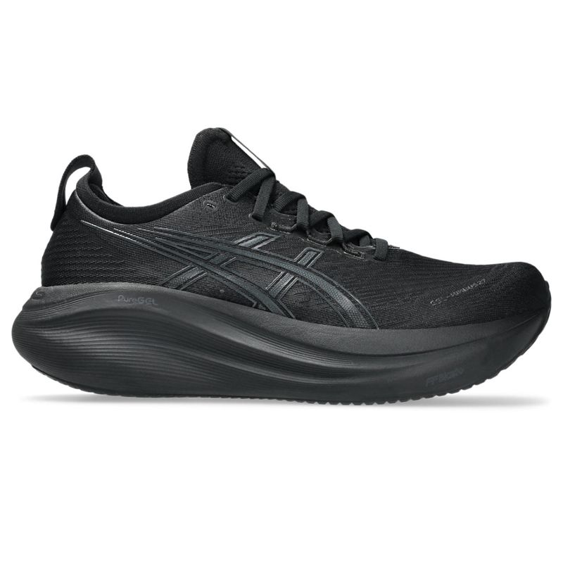 Asics Men's Gel-Nimbus 27 Wide Black/Graphite Grey รองเท้าวิ่งผู้ชายหน้ากว้าง
