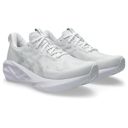 Asics Men's Novablast 5 White/Piedmont Grey รองเท้าวิ่งสำหรับผู้ชาย 2