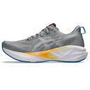 Asics Men's Novablast 5 Wide Gravel/White รองเท้าวิ่งผู้ชาย หน้าเท้ากว้าง 8