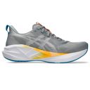 Asics Men's Novablast 5 Wide Gravel/White รองเท้าวิ่งผู้ชาย หน้าเท้ากว้าง 1