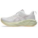 Asics Men's Novablast 5 Wide White/Fawn | รองเท้าวิ่งชายพื้นนุ่มเด้ง หน้ากว้างพิเศษ 8