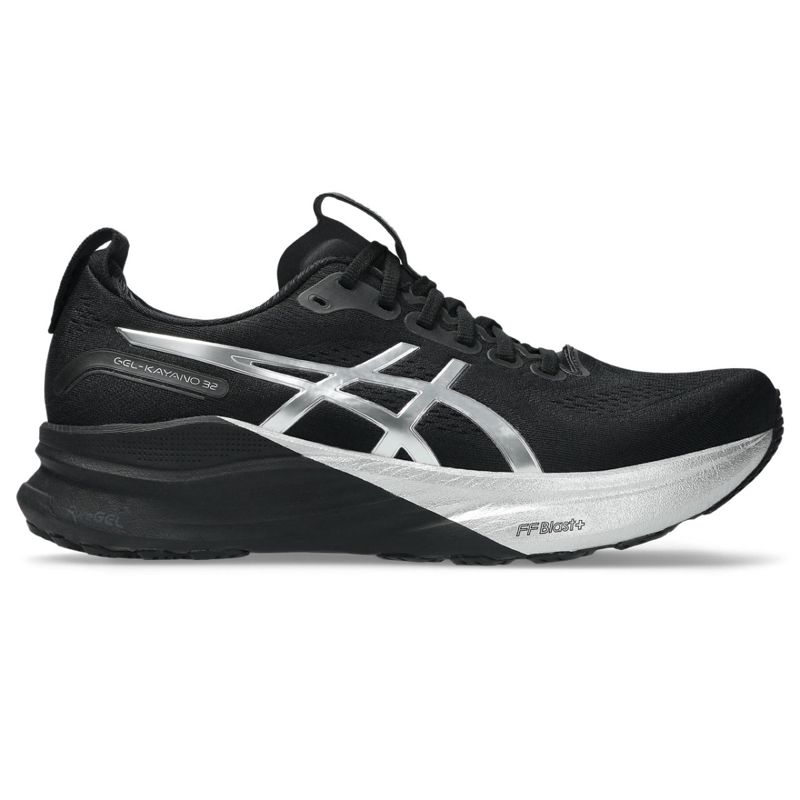 Asics Men's Gel-Kayano 32 Platinum Platinum/Black รองเท้าวิ่งผู้ชาย