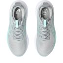Asics Women's Gel-Nimbus 27 Wide Piedmont Grey/Illuminate Mint รองเท้าวิ่งผู้หญิงหน้ากว้าง 6