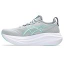 Asics Women's Gel-Nimbus 27 Wide Piedmont Grey/Illuminate Mint รองเท้าวิ่งผู้หญิงหน้ากว้าง 4