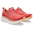 Asics Women's Glideride Max Wide Dark Pink Clay/Orange Glow รองเท้าวิ่งซัพพอร์ตสูงสุด 2