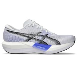 Asics Unisex Magic Speed 5 White/Black รองเท้าวิ่งคาร์บอน สำหรับซ้อมเร็ว