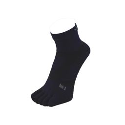 YAMAtune Spider Arch Middle 5Toe Anti-Slip Dots Heather Black Navy ถุงเท้าแยกนิ้ว