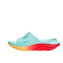 Hoka Unisex Ora Recovery Slide 3 Cloudless / Cerise รองเท้าแตะสุขภาพ 8