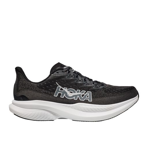 Hoka Men’s Mach 6 Wide Black / White รองเท้าวิ่ง