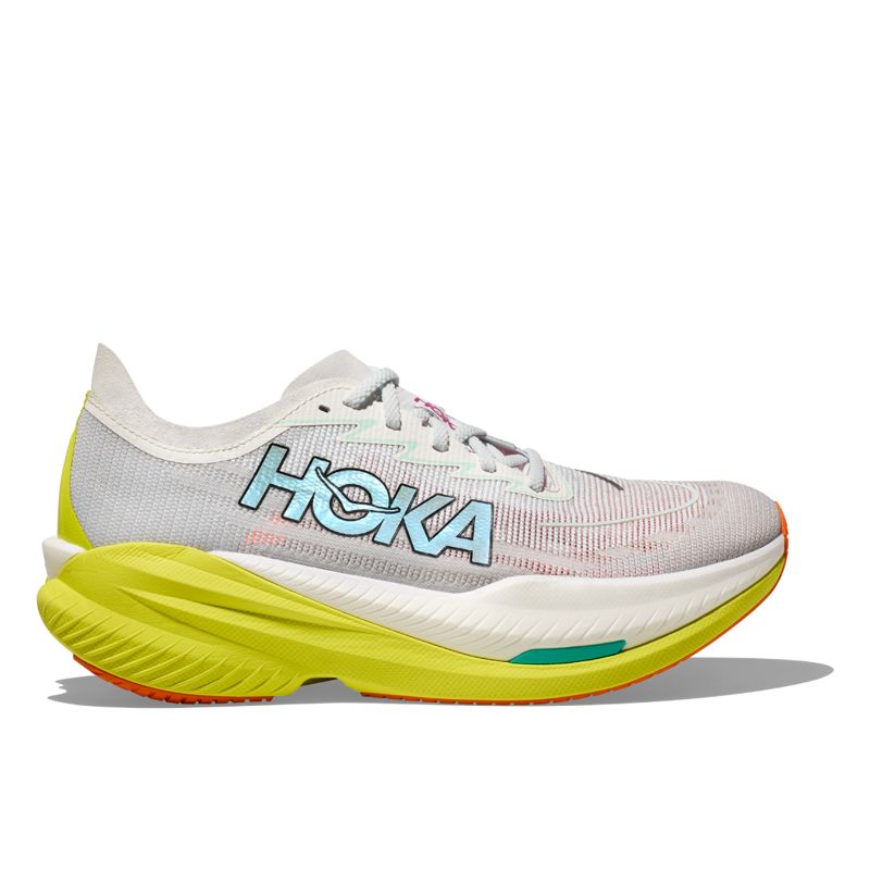 Hoka Men's Mach X 2 Frost / Citrus รองเท้าวิ่ง