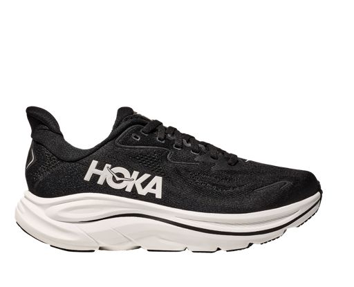 Hoka Men's Clifton 10 Wide Black / White รองเท้าวิ่งน้ำหนักเบา