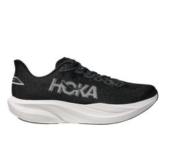 รองเท้าวิ่ง HOKA Mach 7 Wide ผู้ชาย สีดำ‑ขาว