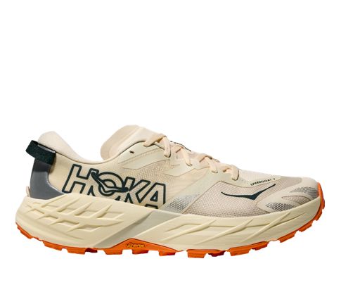 Hoka Men's Speedgoat 7 Wide Vintage Yellow / Tumeric รองเท้าวิ่งเทรล