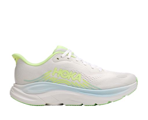 Hoka Women's Clifton 11 Wide Frost / Neon Yuzu  รองเท้าวิ่งผู้หญิงสายซัพพอร์ต