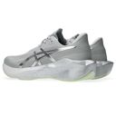 Asics Men's Novablast 6 Platinum Platinum/Glow Green รองเท้าวิ่งผู้ชายสายซัพพอร์ตเด้งนุ่ม 3