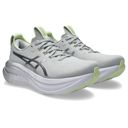 Asics Women's Gel-Nimbus 28 Platinum Platinum/Glow Green รองเท้าวิ่งผู้หญิง 2