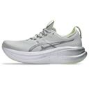 Asics Women's Gel-Nimbus 28 Platinum Platinum/Glow Green รองเท้าวิ่งผู้หญิง 8