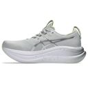 Asics Women's Gel-Nimbus 28 Platinum Platinum/Glow Green รองเท้าวิ่งผู้หญิง 4