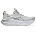 Asics Women's Gel-Nimbus 28 Platinum Platinum/Glow Green รองเท้าวิ่งผู้หญิง 1