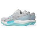 Asics Unisex Magic Speed 5 Wide White/Pure Silver รองเท้าวิ่งแผ่นคาร์บอน สำหรับซ้อมเร็ว 3