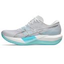 Asics Unisex Magic Speed 5 Wide White/Pure Silver รองเท้าวิ่งแผ่นคาร์บอน สำหรับซ้อมเร็ว 8