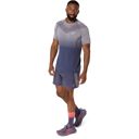 Asics Men's Seamless SS Top Lavender Grey/Indigo Fog เสื้อวิ่งผู้ชาย 6
