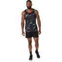 Asics Men's Road All Over Print Singlet Performance Black เสื้อกล้ามวิ่ง 6