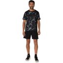  Asics Men's Road All Over Print SS Top Performance Black เสื้อวิ่งแขนสั้น 6
