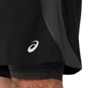 Asics Men's Road 2N1 5in Short Performance Black/Graphite Grey กางเกงวิ่งผู้ชาย 4