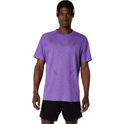 Asics Men's Metarun SS Top Edo Purple | เสื้อวิ่งแขนสั้นชาย