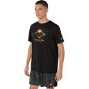 Asics Men's Fujitrail Logo SS Top Performance Black เสื้อวิ่งแขนสั้นผู้ชาย 3