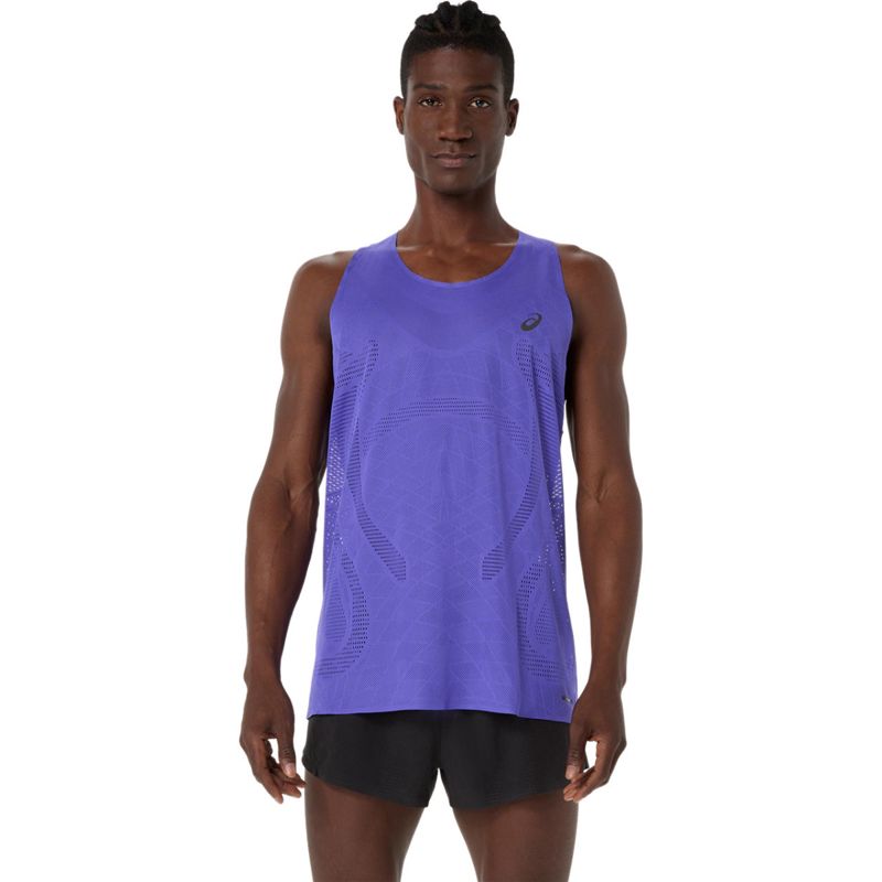 Asics Men's Metarun Singlet Cobalt Burst เสื้อวิ่งผู้ชาย