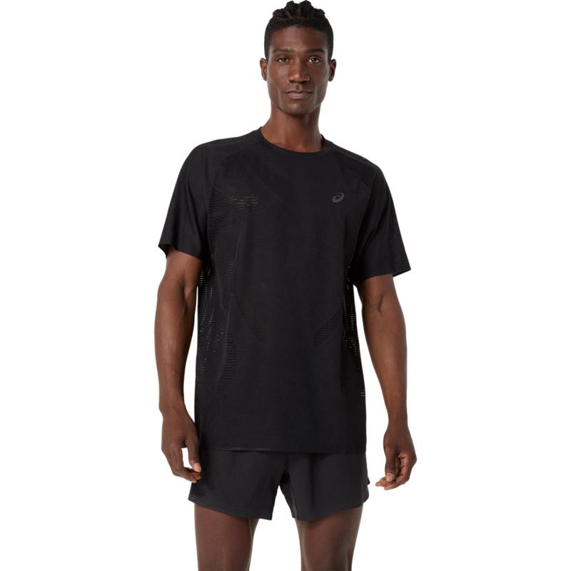 Asics Men's Metarun SS Top Performance Black 2026 เสื้อวิ่งผู้ชาย