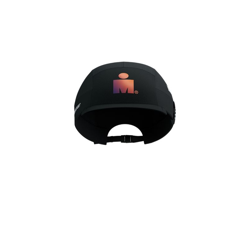 Compressport 5 Panel Light Cap - Ironman 2025 - L1 Black (หมวกวิ่ง Ironman Edition)