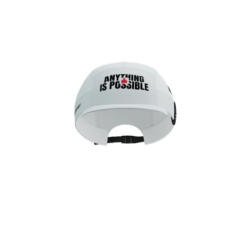 Compressport 5 Panel Light Cap - Ironman 2025 - L2 White (หมวกวิ่ง Ironman Edition)