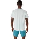 Asics Men's Light Knit Short Sleeve Top Soothing Sea เสื้อวิ่งแขนสั้น 2