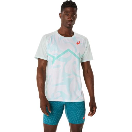 Asics Men's Light Knit Short Sleeve Top Soothing Sea เสื้อวิ่งแขนสั้น